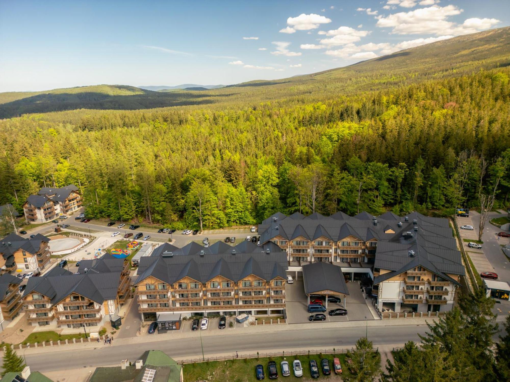 Platinum Mountain Hotel&Spa Szklarska Poręba Exteriör bild Aerial view